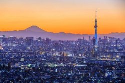 Tokyo and Mt. Fuji